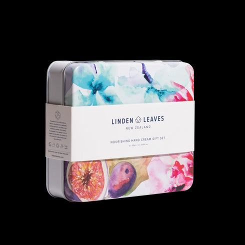 Hand Cream Selection Tin Gift Set 3 x 25ml-Linden Leaves-Matakana Pharmacy